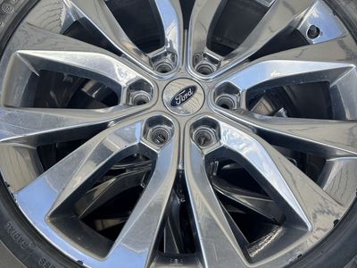 Ford wheels and studded tires