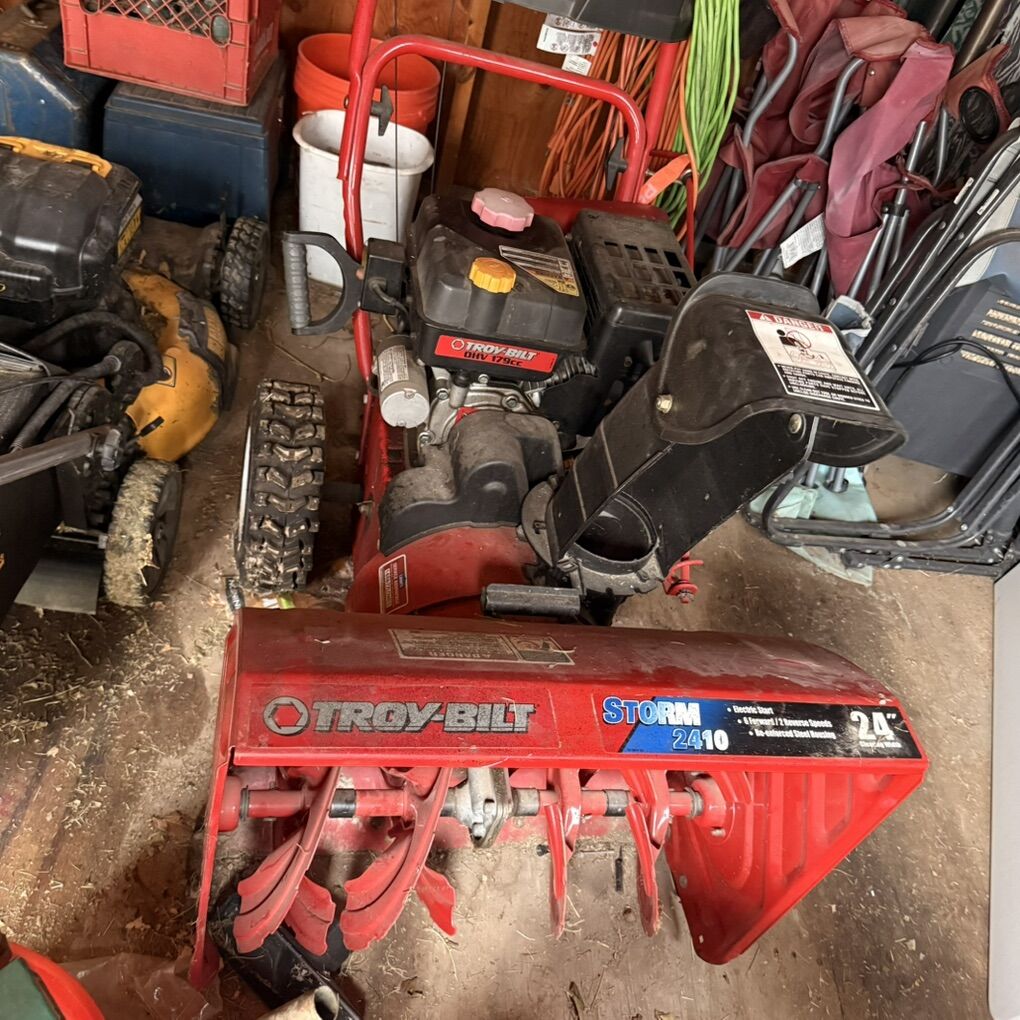 Snow Blower  Troy Built 24 Inch