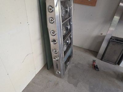 FREE Jenn air 48" cook top. bent face but works