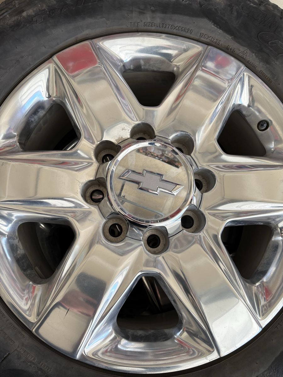 20” Chevy stock wheels