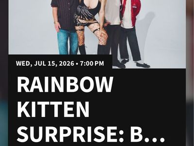 Rainbow Kitten Surprise Concert Tickets - Sandy Amphitheater - July 15, 2026 OBO