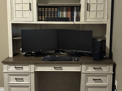Two identical desks with hutch (can but one or both)