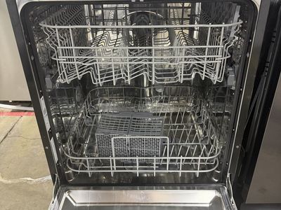 GE Appliances Stainless Steel Portable Dishwasher with Top Controls - Used
