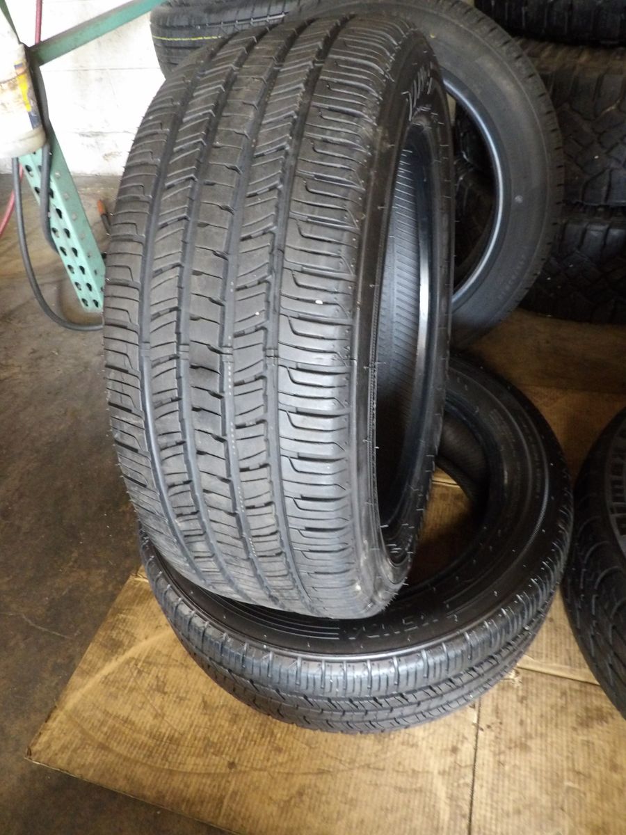 205/55R16 KENDA KENETICA TOURING A/S PAIR OF TWO USED TIRES