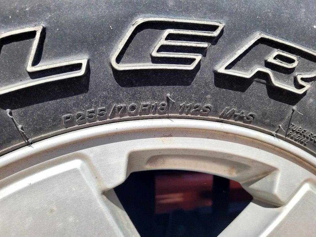 4 Bridgestone Dueler A/T Tire