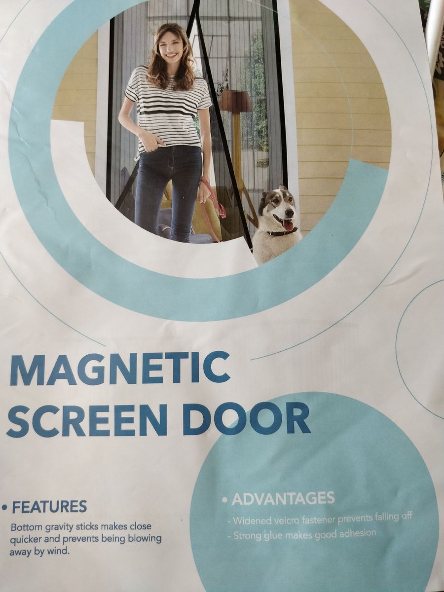 Magnetic Screen Door $25