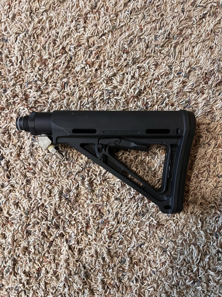 Magpul Industries MOE Carbine Stock - Black, Adjustable Mil-Spec