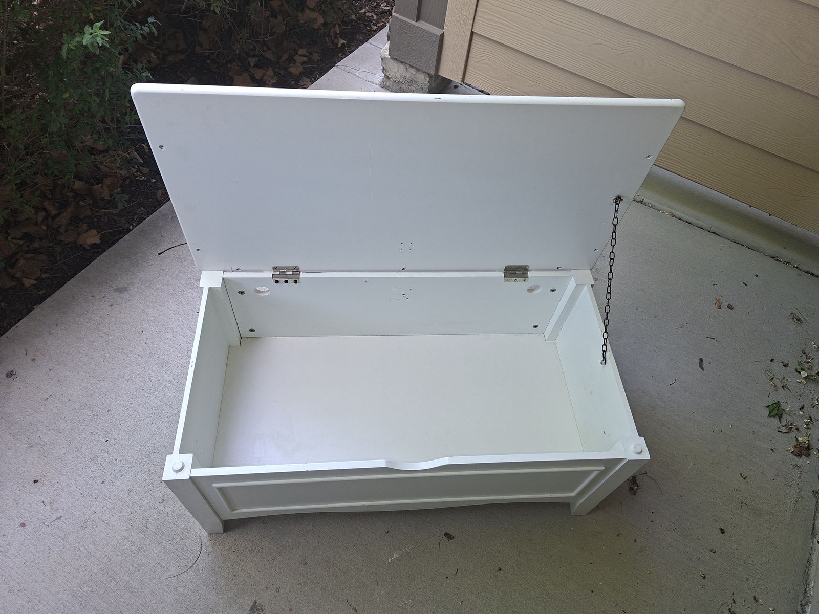 Wooden Bench Toy Box