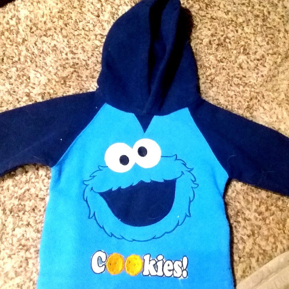 18 MO. COOKIE MONSTER FLEECE PULLOVER