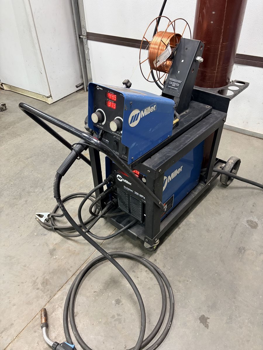 Miller Welder Invision 354MPa pulse welding system.