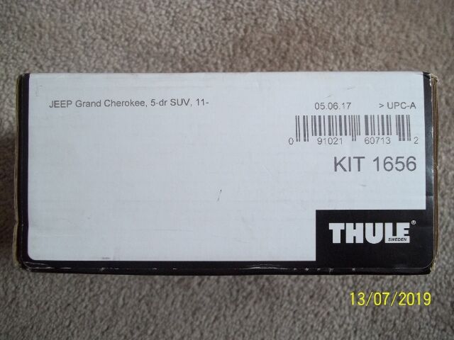 NEW Thule Fit Kit 1656 2012-19 Jeep Grand Cherokee
