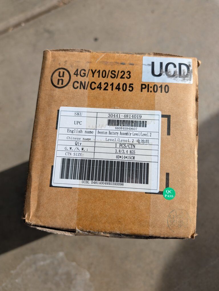 Aventon Level 2, eBike Battery, brand new!