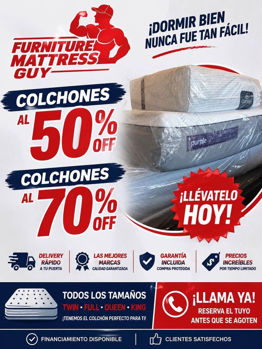 50% - 70% Mattress!