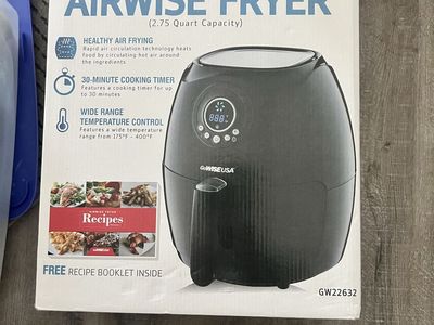 Air wise air fryer new never used