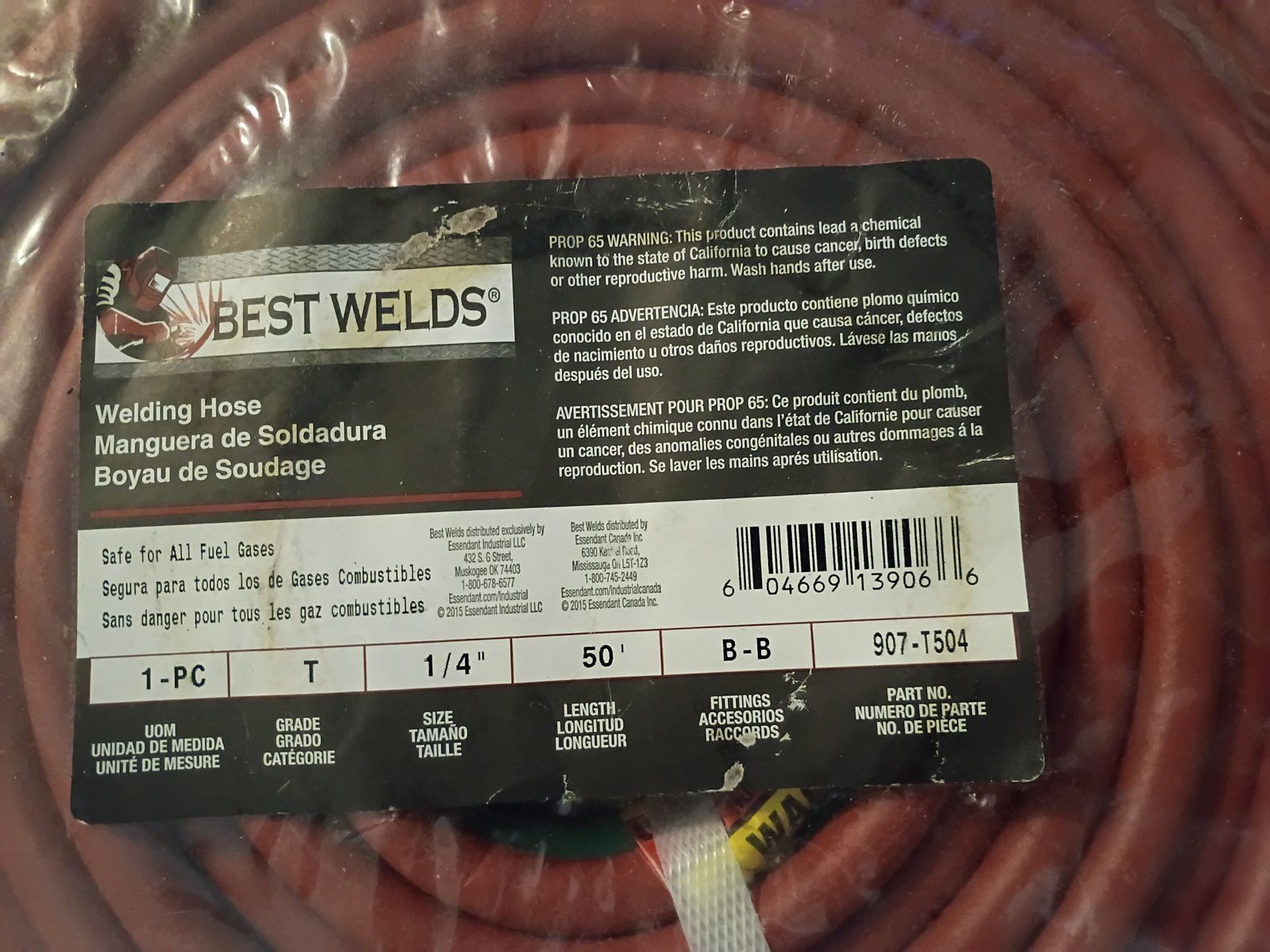 BEST WELDS TWIN WELDING HOSE