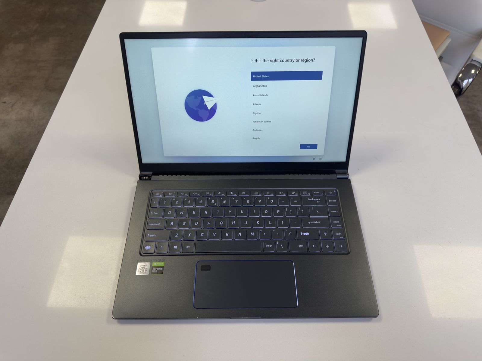 MSI Gaming Laptop i7 + NVIDIA GPU 15”