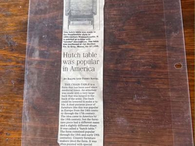 ANTIQUE VINTAGE CONVERTIBLE SPOOLED WOOD TABLE
