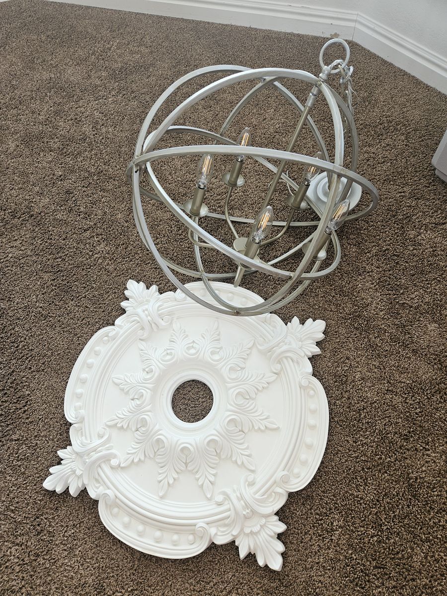 Globe Chandelier / Ceiling Medallions