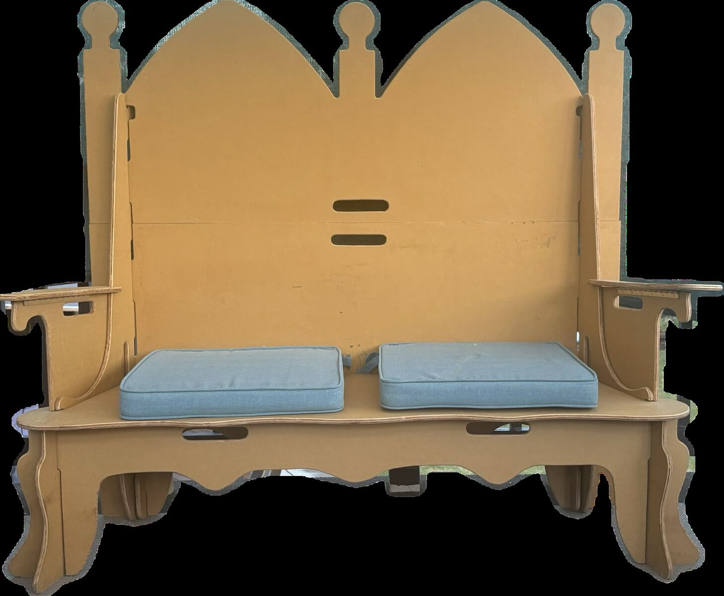 Single / double-wide  Christmas / Renaissance story telling Thrones Collapsible portable