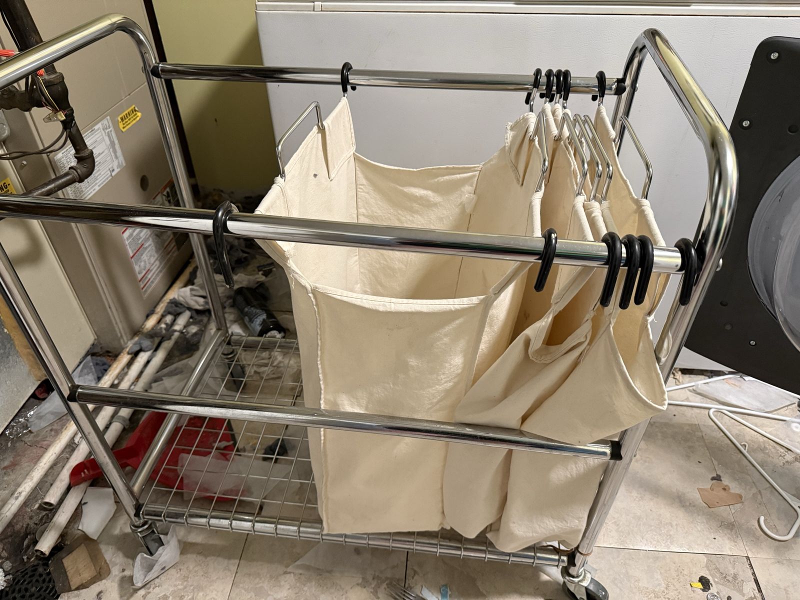 Rolling Laundry Cart