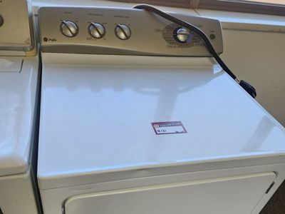 GE Profile Electric Dryer White Top Load