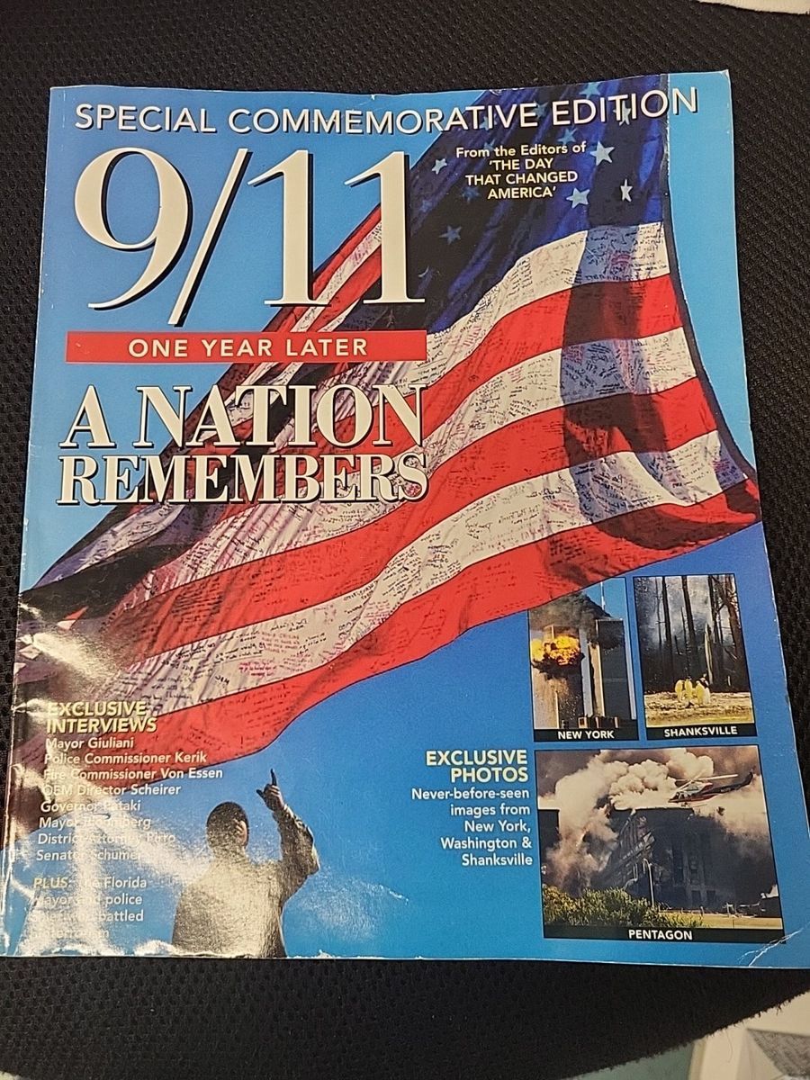 9/11 One Year Later: A Nation Remembers - Special Commemorative Edition Magazine - Exclusive Photos