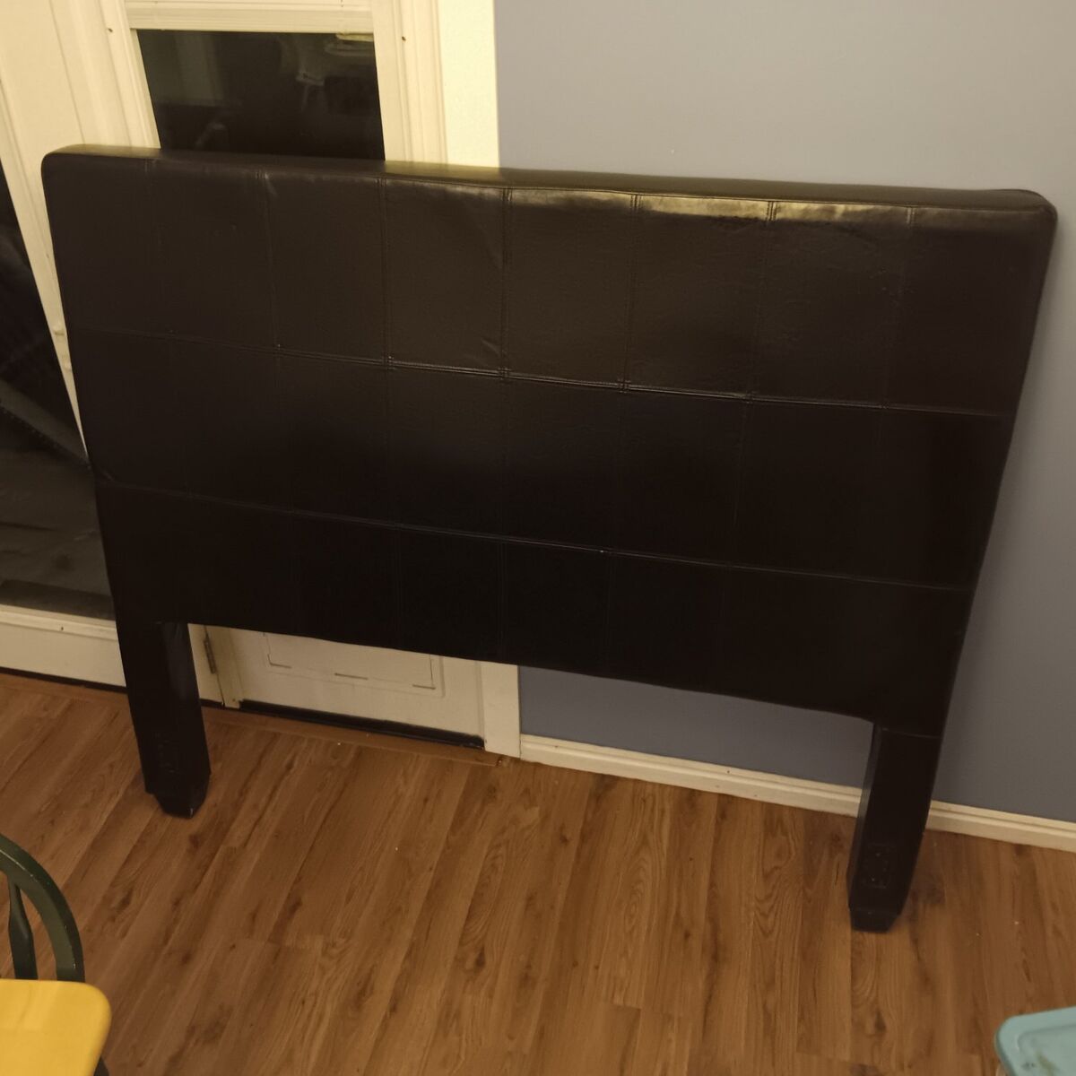 Dark brown queen headboard