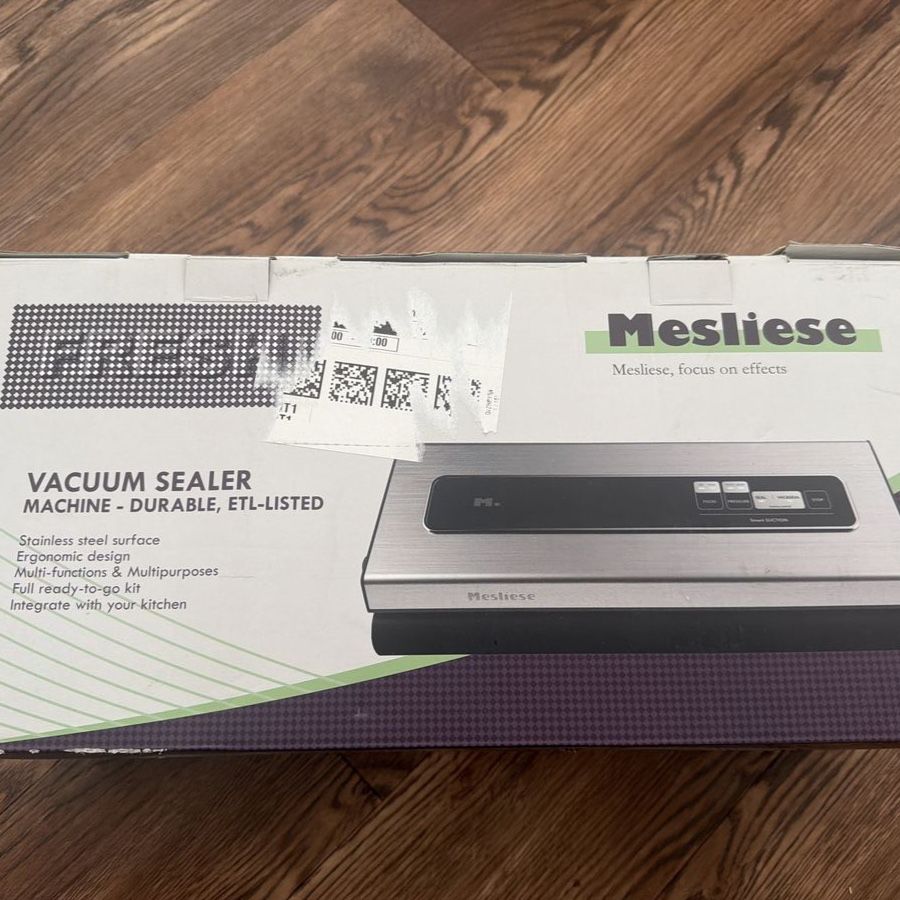 Mesliese Durable ETL-Listed Vacuum Sealer Machine - Stainless Steel, Multi-Functions