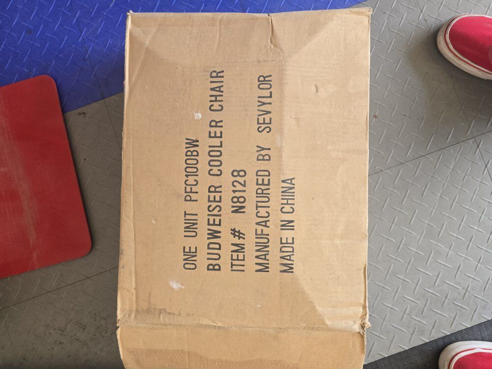 inflatable budweiser chair