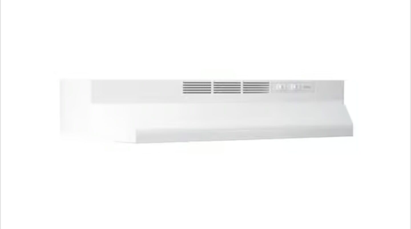 New in Box Broan-NuTone 24 in. W White Non-Vented Range Hood