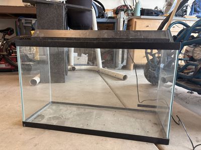 Glass Aquarium + Items