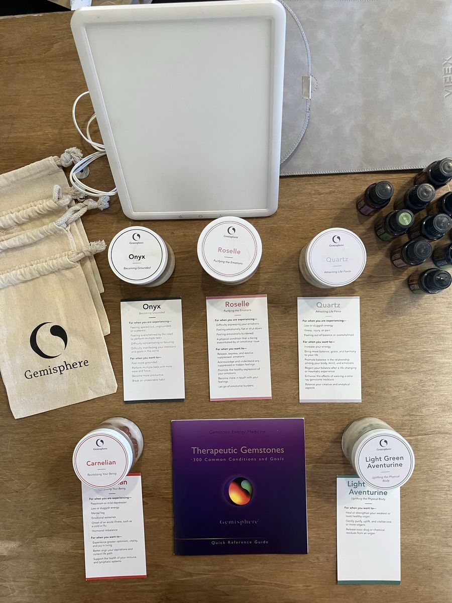 Gemisphere Necklaces & Essential Oils