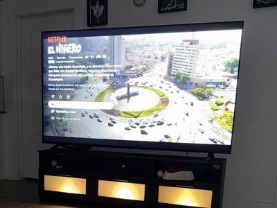 Smart TV - Used in Excellent Condition, Large Screen Toshiba 85” and Stand