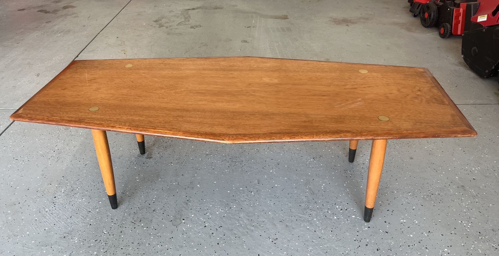 Vintage Dux Scandinavian Modern Wooden Coffee Table Made in Sweden