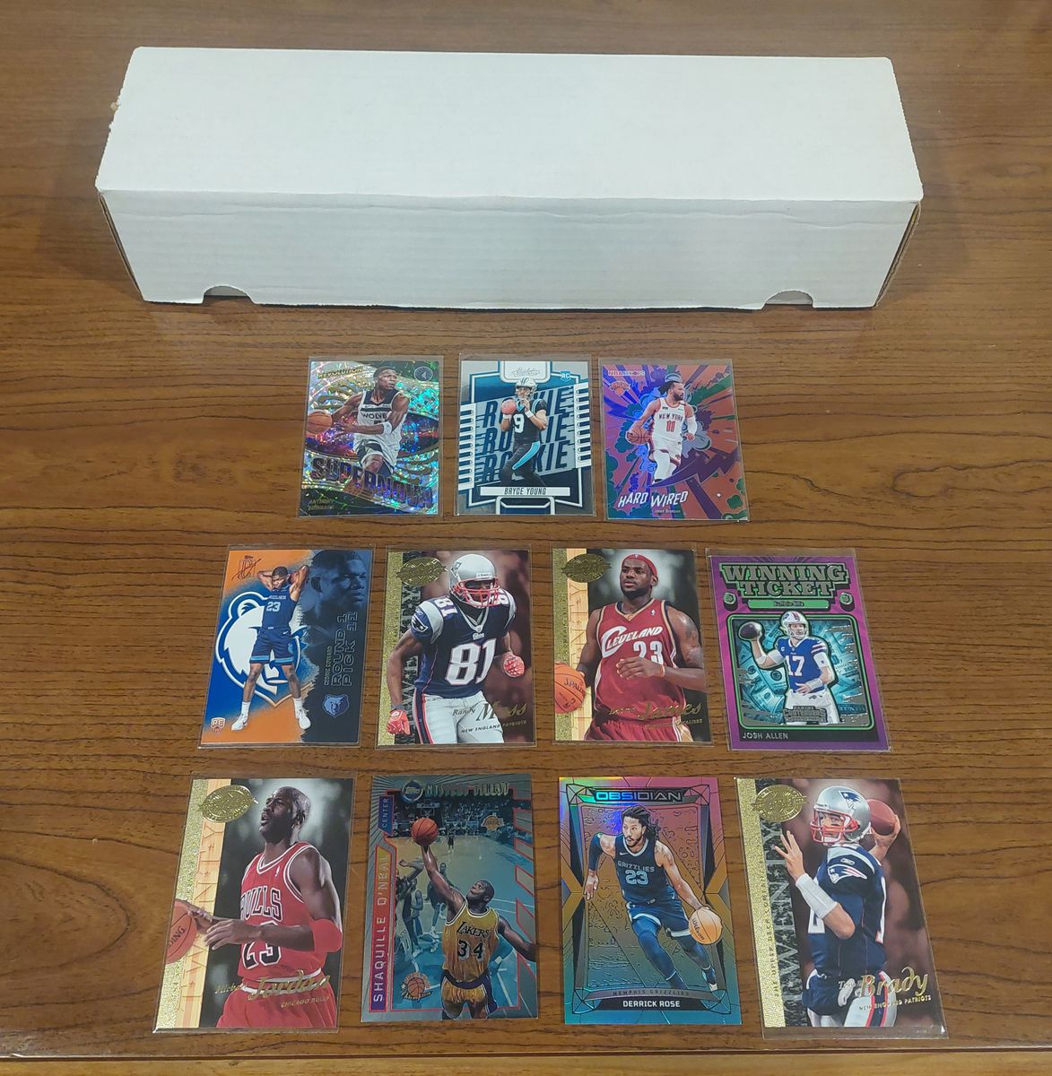 500+ Sports Card Collection | NBA • NFL • MLB • NHL | Rookies, Stars, Inserts & Parallels
