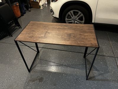 Small wood/metal desk