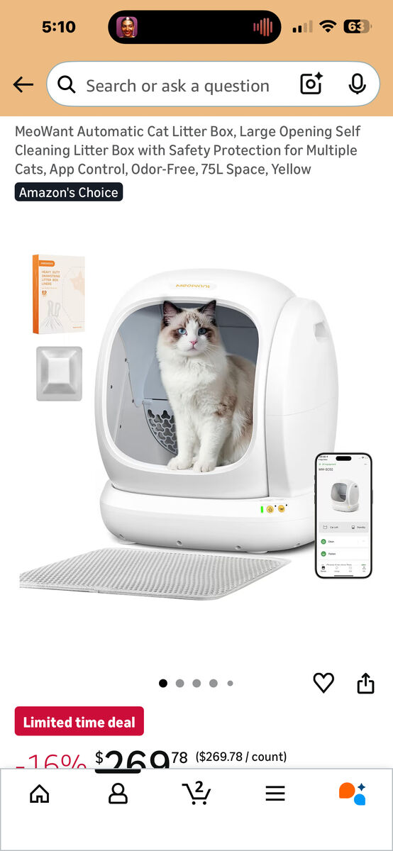 Cat Litter Box Self Cleaning