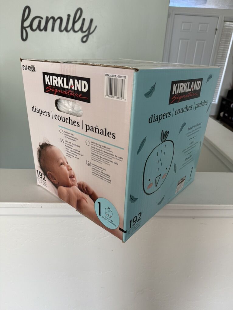 Kirkland Size 1 Diapers (192)