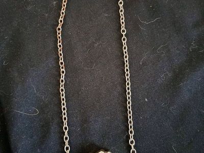 Rose & Dagger Pendant Necklace