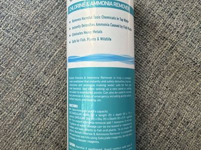 Beckett Chlorine & Ammonia Remover 16 oz, for Fish, Plants & Wildlife