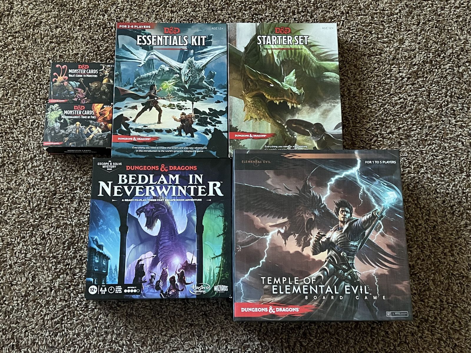 Dungeons & Dragons D&D Monster Cards, Games