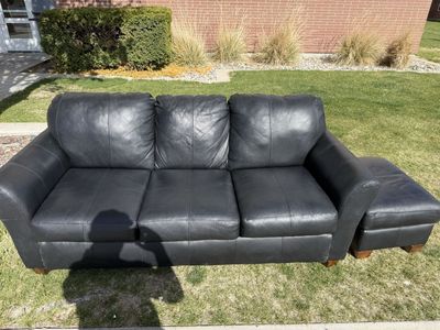 Leather sofa