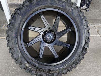ires & Rims Combo – Hostile H119 Dagr (22x12) – 37s – Ram 1500