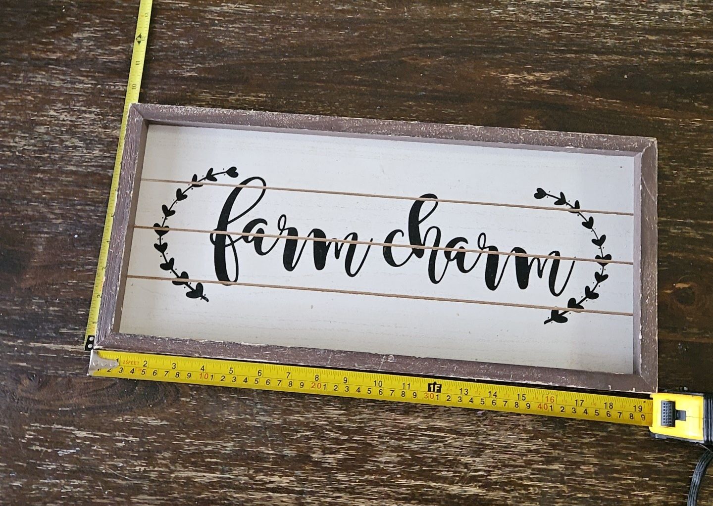 Farm Charm wood decor