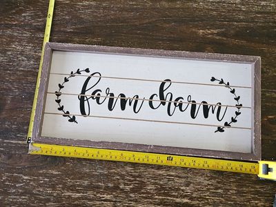 Farm Charm wood decor