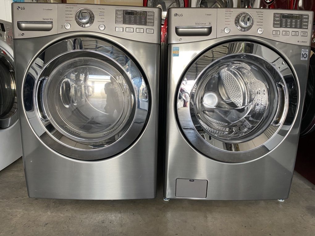 Lg Steam Washer And Lg Steam Electric Dryer