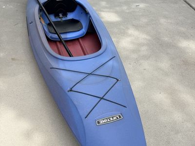 Lifetime Charger Sit-Inside Kayak with Paddle