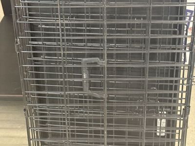 Foldable Wire Dog Crate Pet Kennel Black
