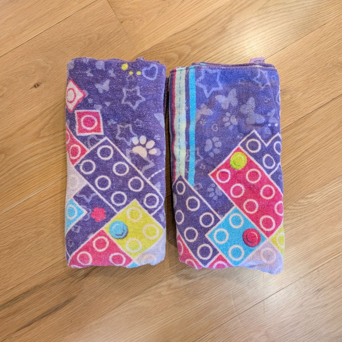 Two Lego Friends Kids Beach Towels