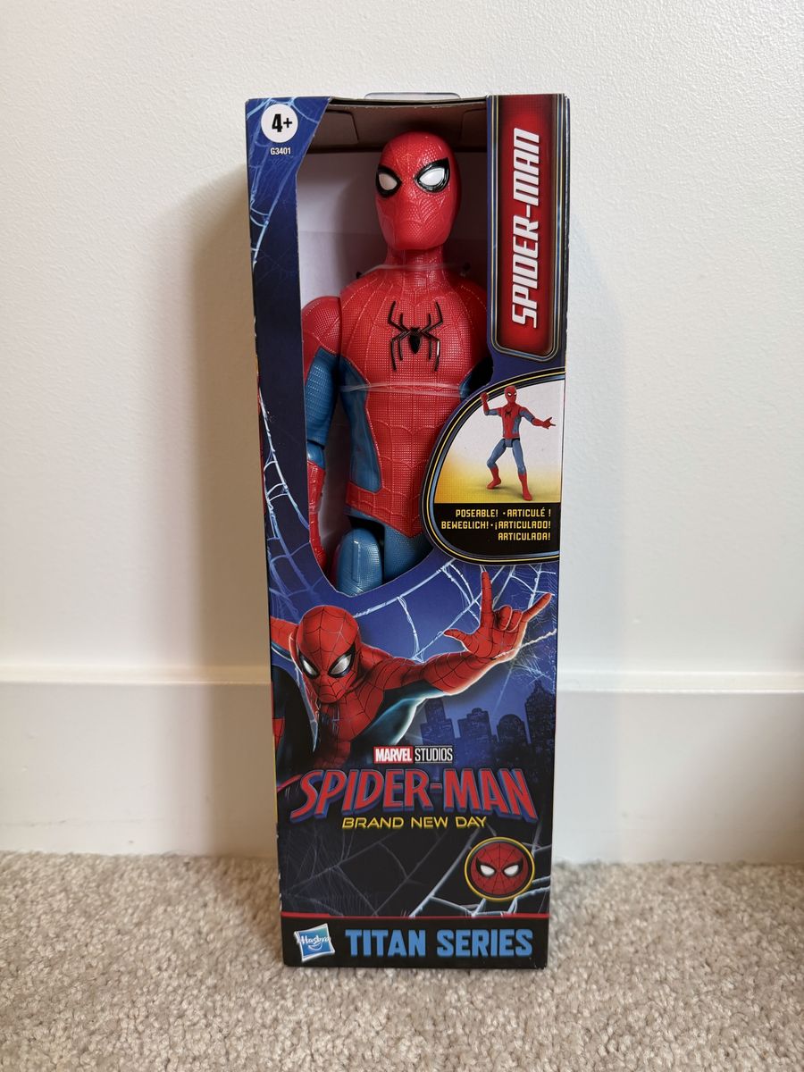 Marvel Studios Spider-Man Brand New Day Titan Series Action Figure (New)